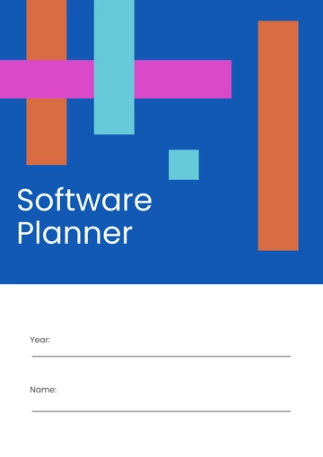 Free Sample Software Planner Template to Edit Online