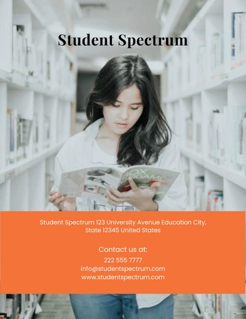 Free University Magazine Template to Edit Online