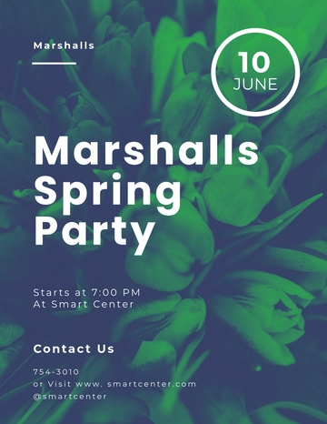 Free Spring Party Flyer Template to Edit Online | Template.net