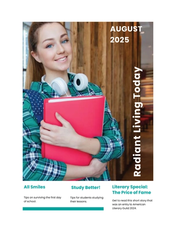 Free Student Magazine Template to Edit Online