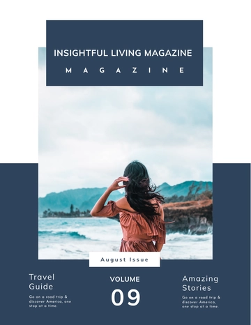 Free Tourist Magazine Template to Edit Online