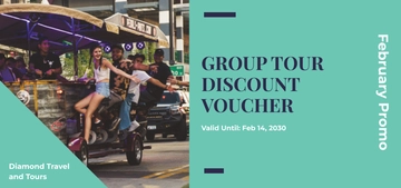 Free Group Discount Voucher Template to Edit Online