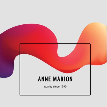 Free Modern Square Business Card Template to Edit Online