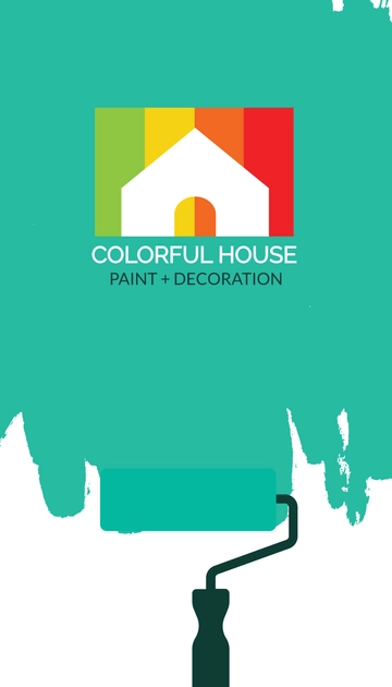 Free Painter Decorator Business Card Template to Edit Online