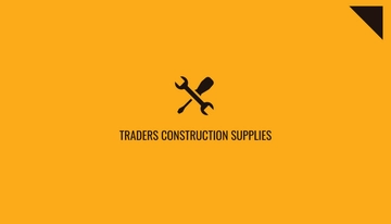Free Building Materials Business Card Template to Edit Online