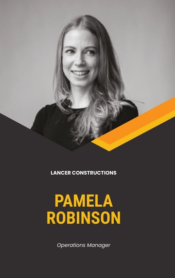 Free Basic Contractor ID Card Template to Edit Online