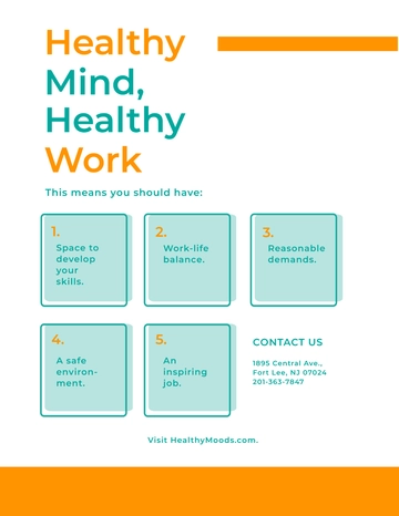 Free Occupational Health Poster Template to Edit Online