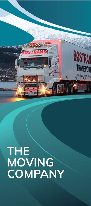 Free Trucking Logistics DL Card Template to Edit Online