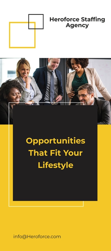 Free Staffing Agency DL Card Template to Edit Online Free Staffing Agency DL Card Template to Edit Online