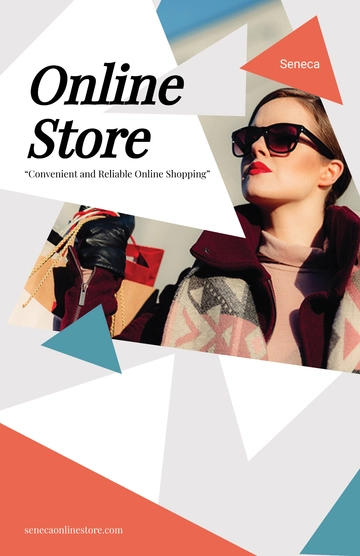 Free Online Store Poster Template to Edit Online