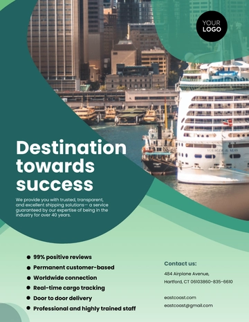 Free Shipping Leaflet Template to Edit Online