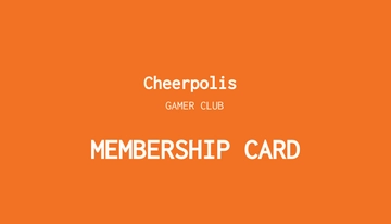 Free Gaming Company Membership Card Template to Edit Online