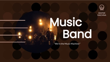 Free Music Band Presentation Template to Edit Online