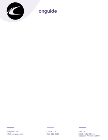 Free Online Courses Letterhead Template to Edit Online