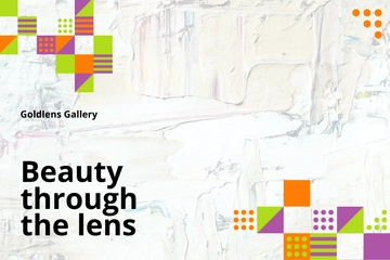 Free Photo Art Gallery Postcard Template to Edit Online