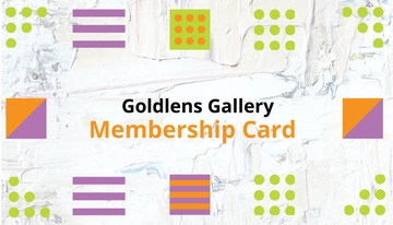 Free Photo Art Gallery Membership Card Template to Edit Online