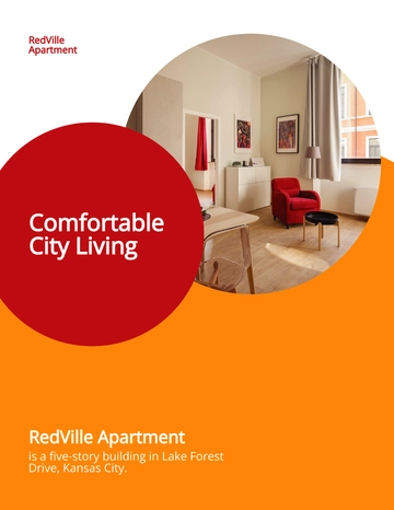 Free Apartment Rental Pamphlet Template to Edit Online