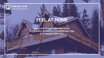 Free Vacation Rental Presentation Template to Edit Online