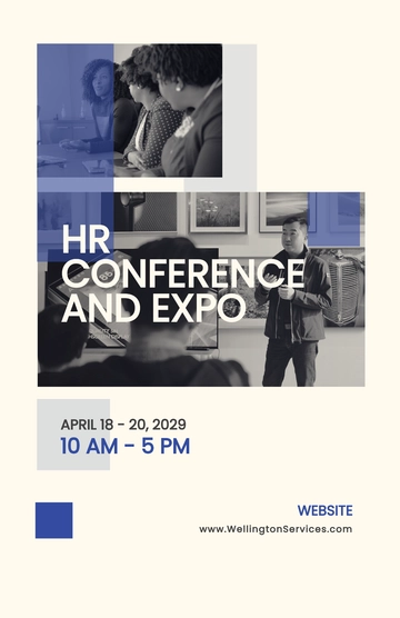 Free Creative HR Poster Template to Edit Online