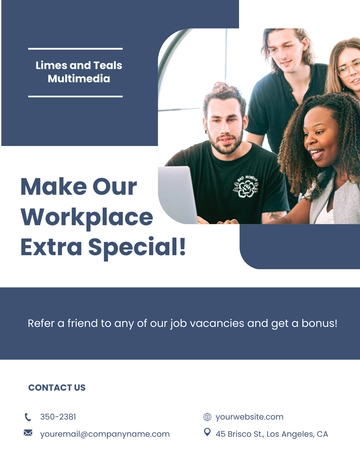 Free Sample HR Flyer Template to Edit Online