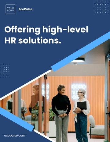 Free HR Consulting Flyer Template to Edit Online