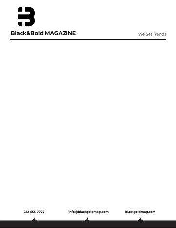 Free Blank HR Letterhead Template to Edit Online