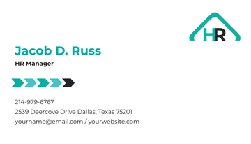 Free HR Admin Business Card Template to Edit Online Free HR Admin Business Card Template to Edit Online