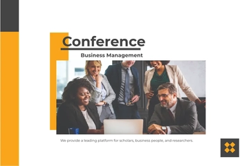 Free Conference Postcard Template to Edit Online