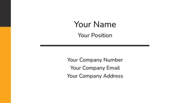 Free Conference Business Card Template to Edit Online