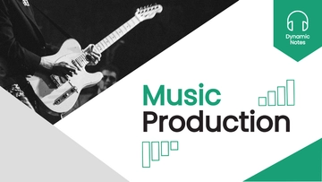 Free Music Production Presentation Template to Edit Online