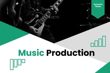 Free Music Production Postcard Template to Edit Online