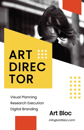 Free Art Director Poster Template to Edit Online