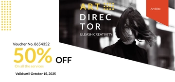 Free Art Director Voucher Template to Edit Online