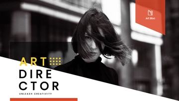 Free Art Director Presentation Template to Edit Online
