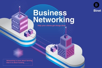 Free Business Networking Postcard Template to Edit Online