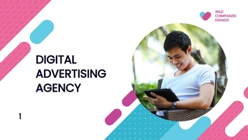 Free Digital Advertising Agency Presentation Template to Edit Online