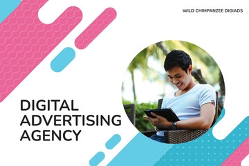 Free Digital Advertising Agency Postcard Template to Edit Online