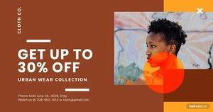 New Year Sale Facebook Post Template