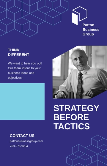Free Business Advisor Poster Template to Edit Online