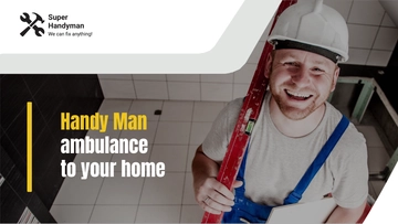 Free Handyman Presentation Template to Edit Online