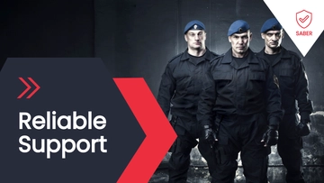 Free Security Guard Services Presentation Template to Edit Online