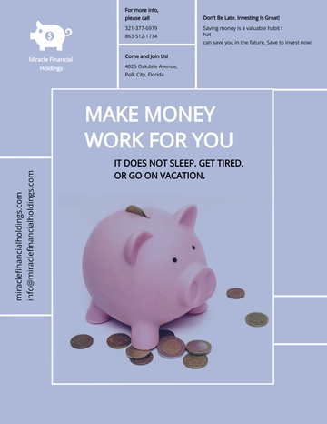 Free Investment Fund Flyer Template to Edit Online