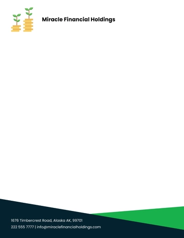 Free Investment Fund Letterhead Template to Edit Online