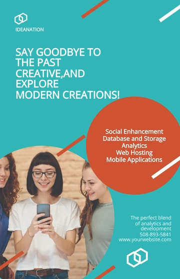 Free Creative Software Poster Template to Edit Online