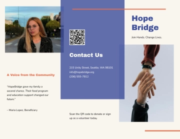 Free Charity Tri-Fold Brochure Template to Edit Online