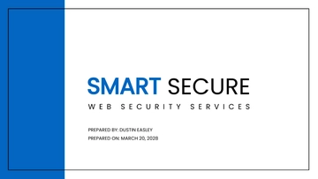 Free IT Security Presentation Template to Edit Online