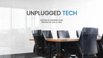 Free Tech Startup Presentation Template to Edit Online