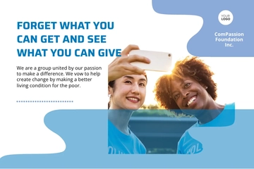 Free Charity Postcard Template to Edit Online