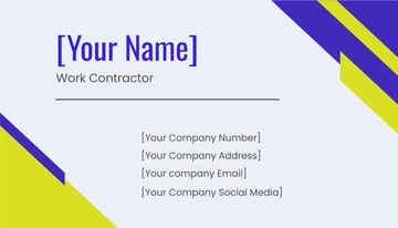 Free Handyman Services Business Card Template to Edit Online