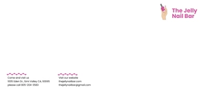 Free Nail Studio Shop Envelope Template to Edit Online